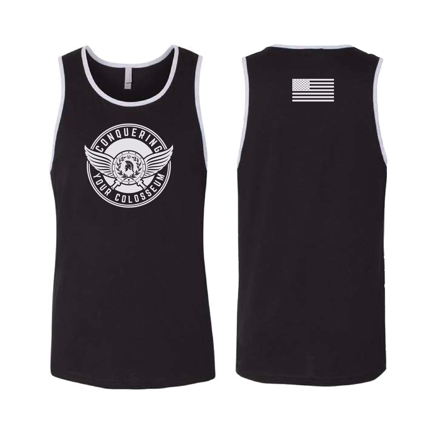 Patriotic Winged Medallion - Adult Tank