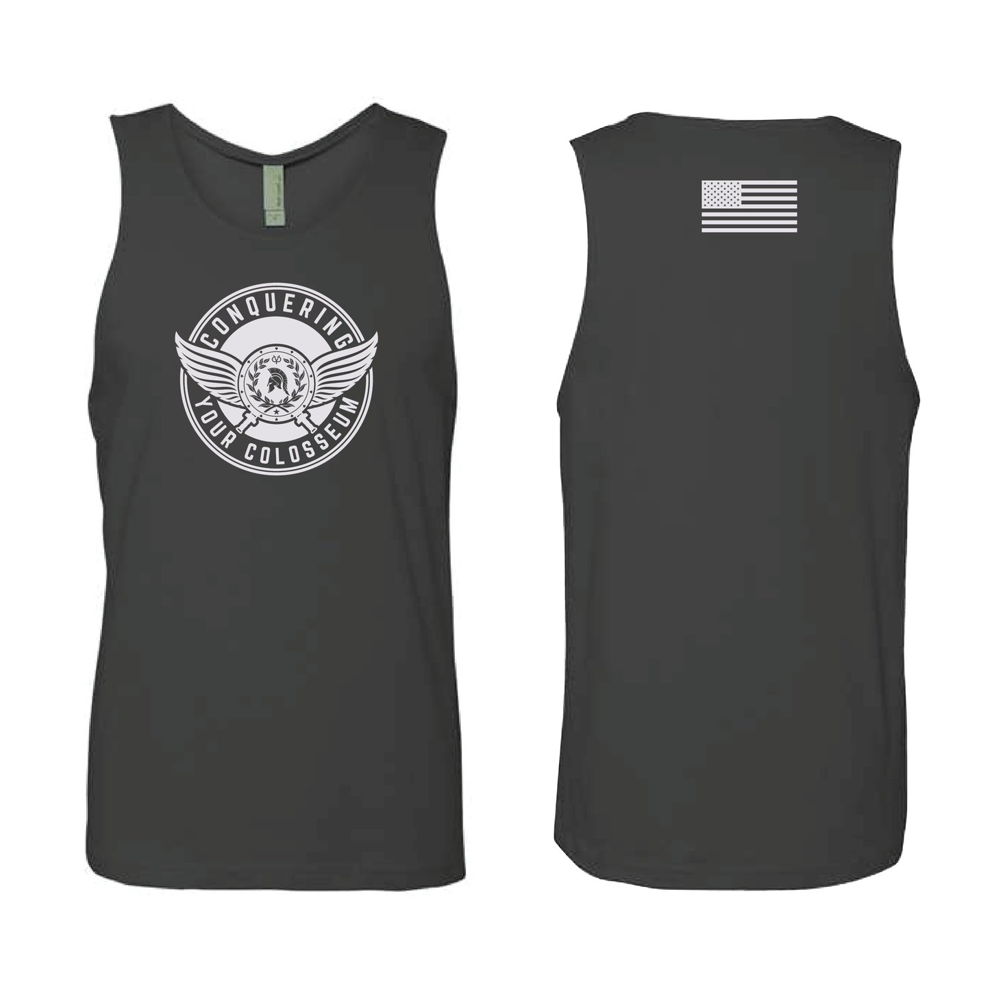 Patriotic Winged Medallion - Adult Tank
