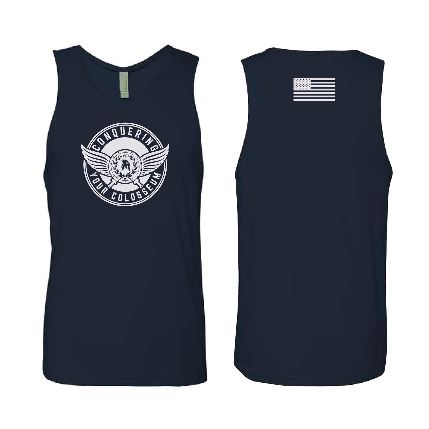 Patriotic Winged Medallion - Adult Tank