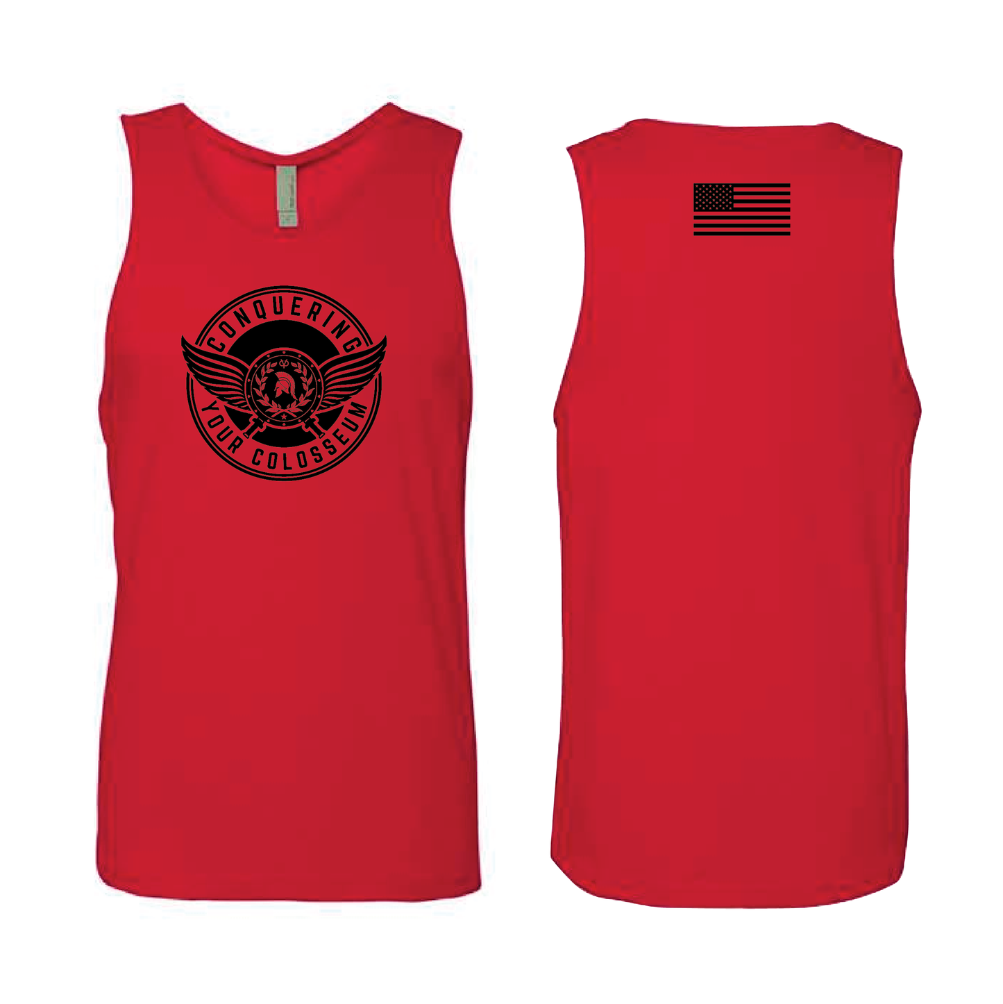 Patriotic Winged Medallion - Adult Tank