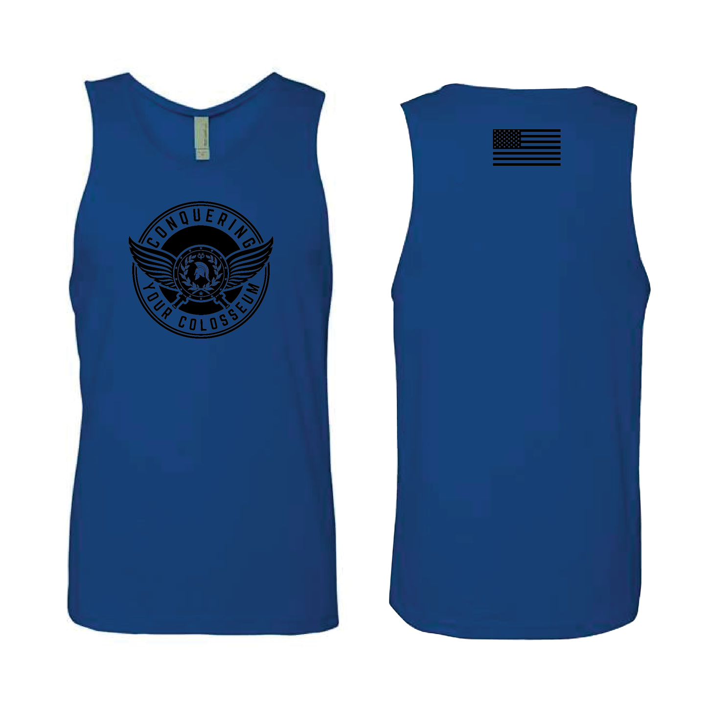Patriotic Winged Medallion - Adult Tank