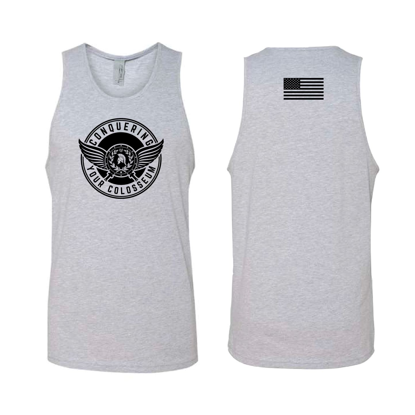 Patriotic Winged Medallion - Adult Tank