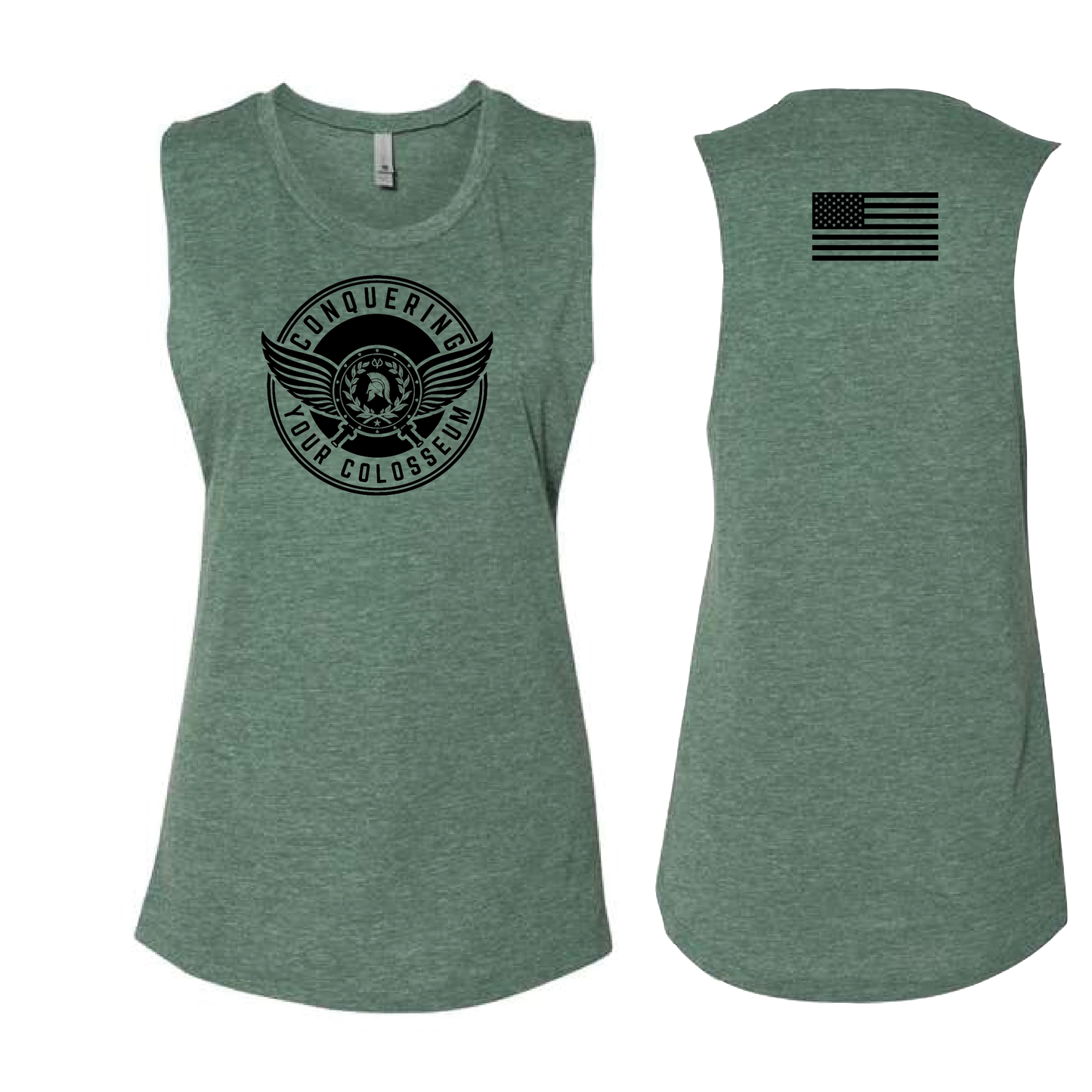 Patriotic Winged Medallion - Women's Tank