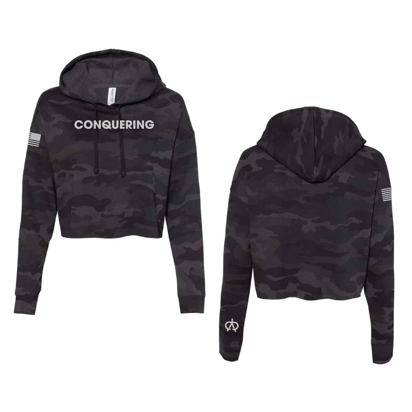 Conquering - Women's Crop Hoodie