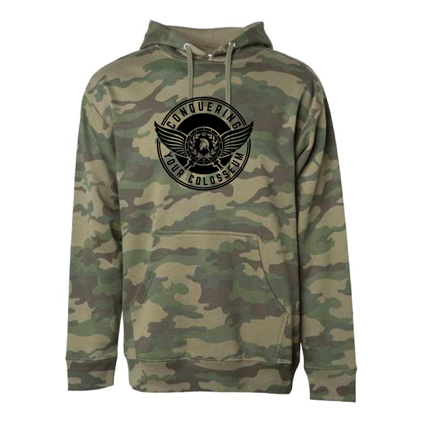 Essential Winged Medallion - Adult Pullover Hoodie