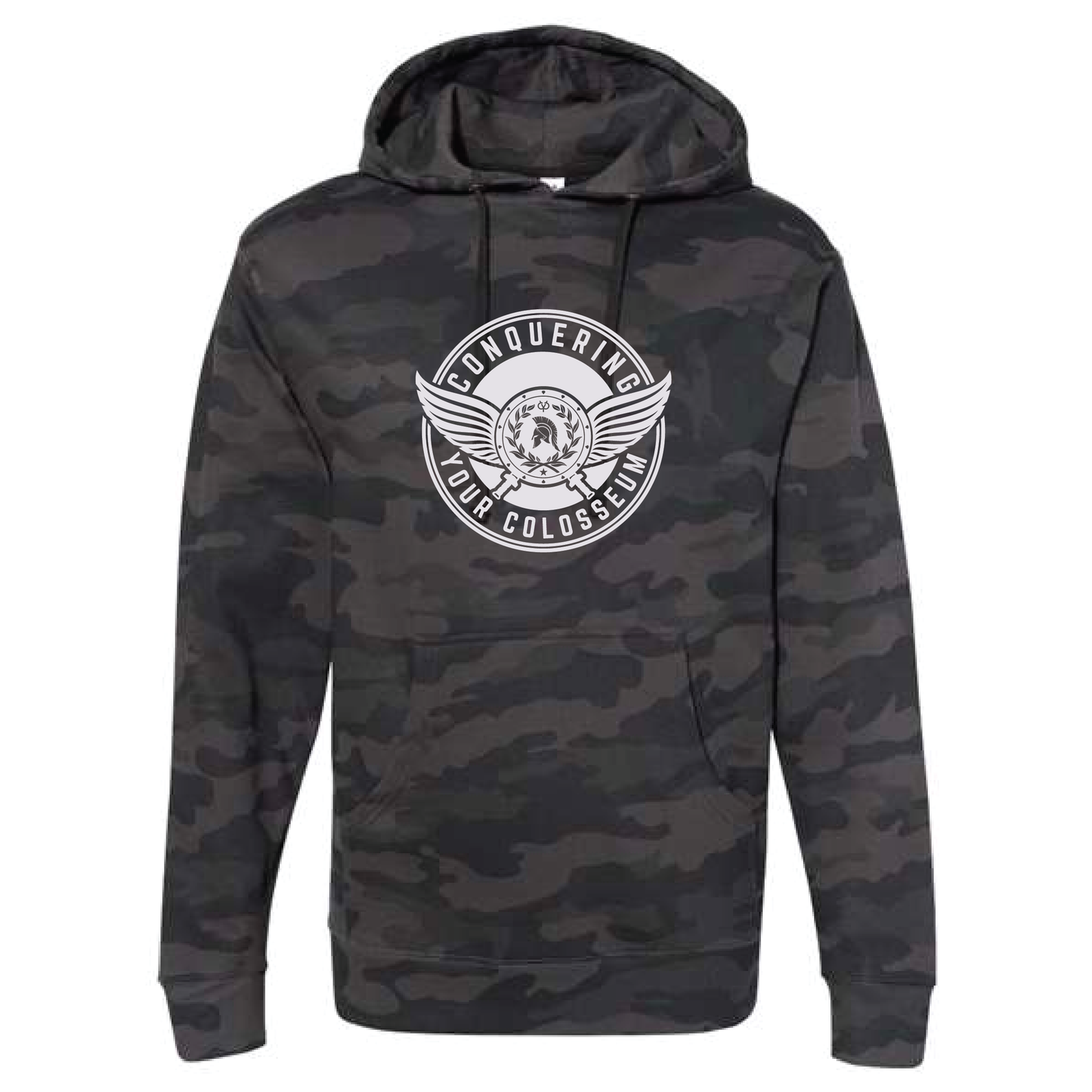 Essential Winged Medallion - Adult Pullover Hoodie