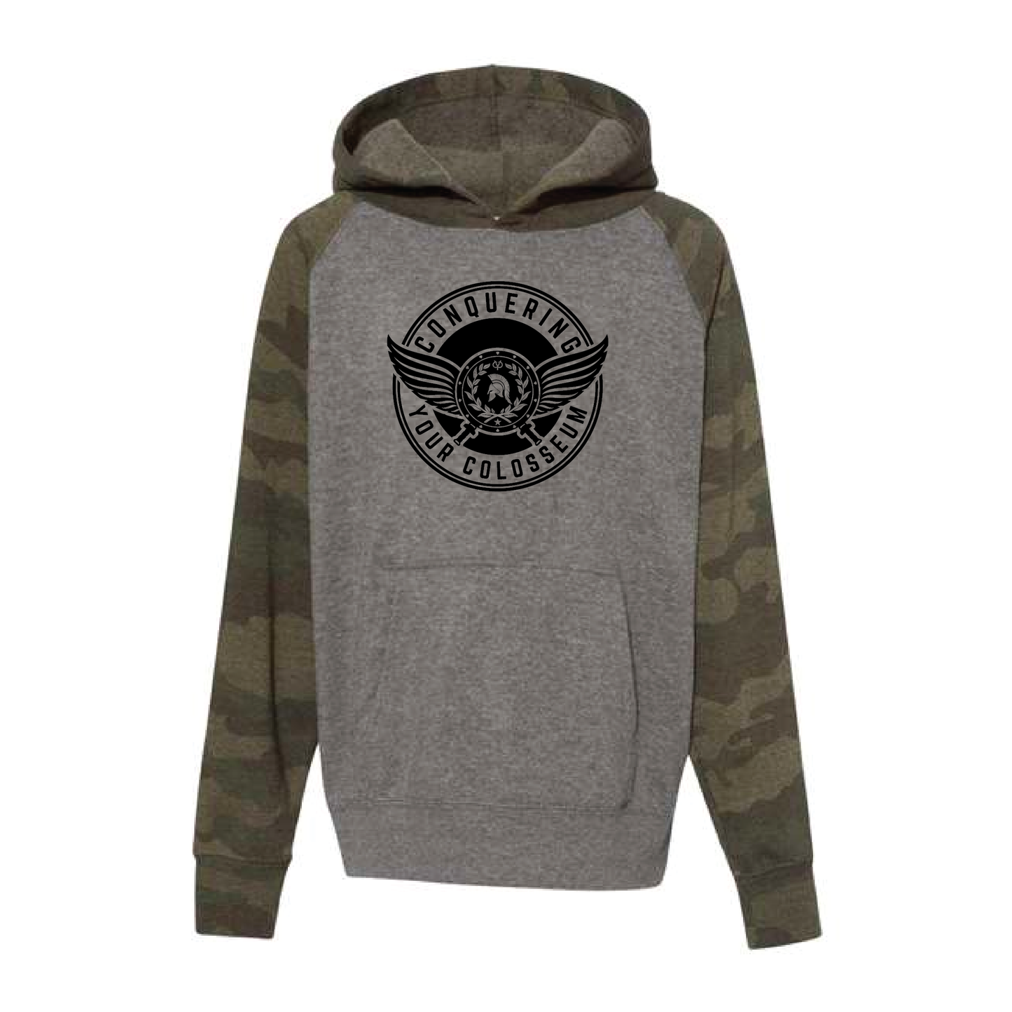 Essential Winged Medallion - Youth Hoodie Pullover