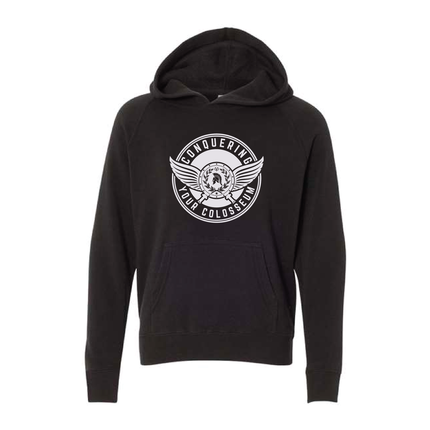 Essential Winged Medallion - Youth Hoodie Pullover