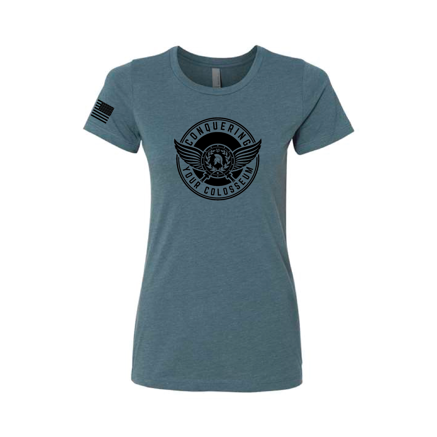 Patriotic Winged Medallion - Women's Tee