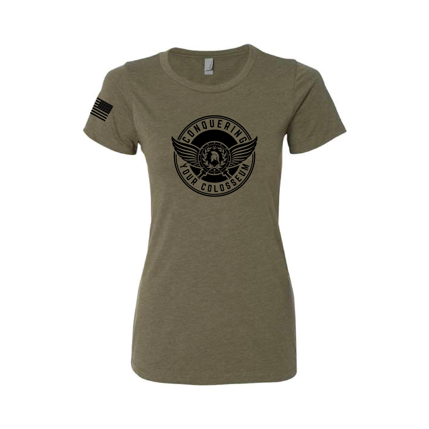 Patriotic Winged Medallion - Women's Tee