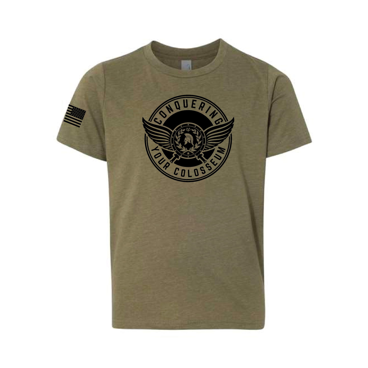 Patriotic Winged Medallion - Youth Tee