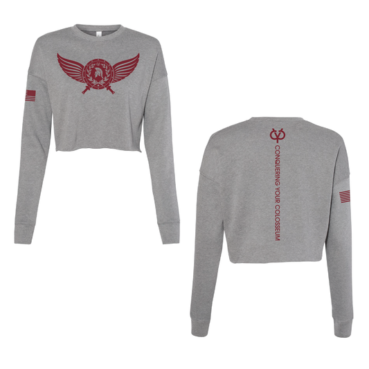 Winged Medallion CYC Conquering - Women's Fleece Crop Top